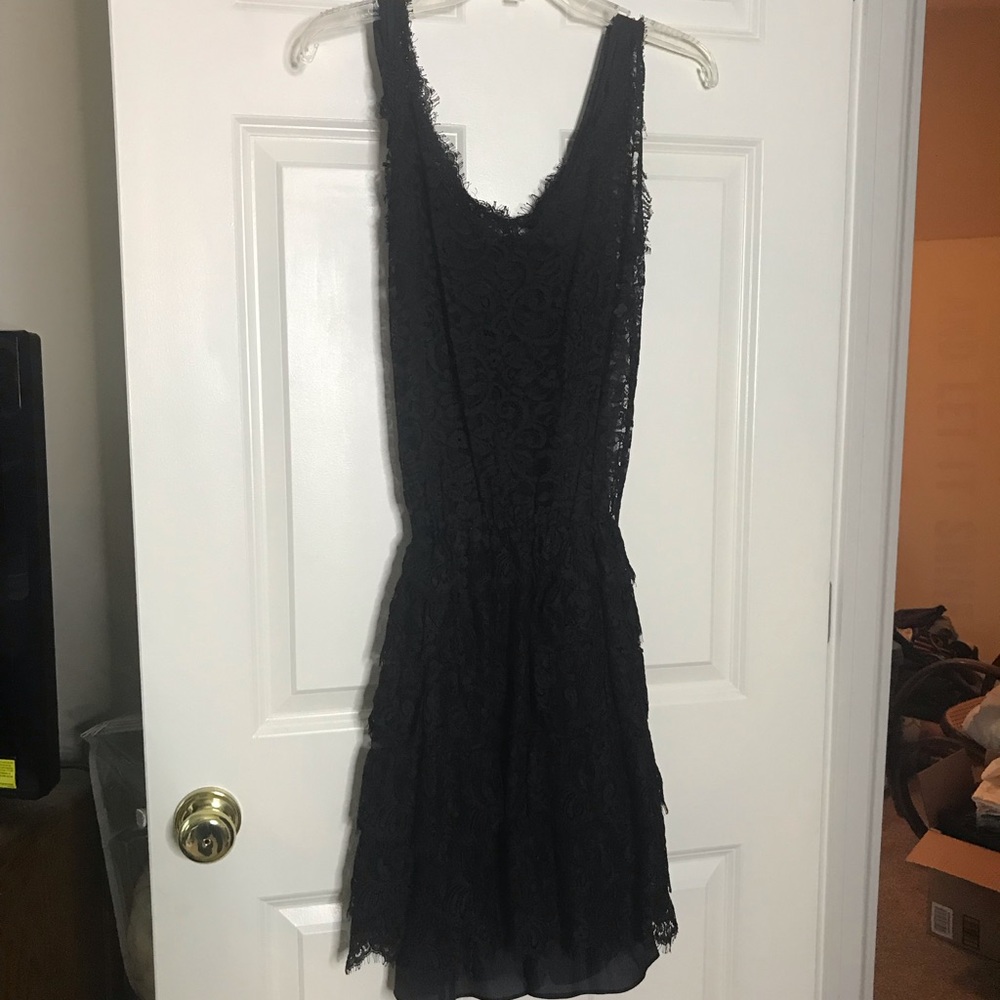 Cynthia Rowley Black lace dress